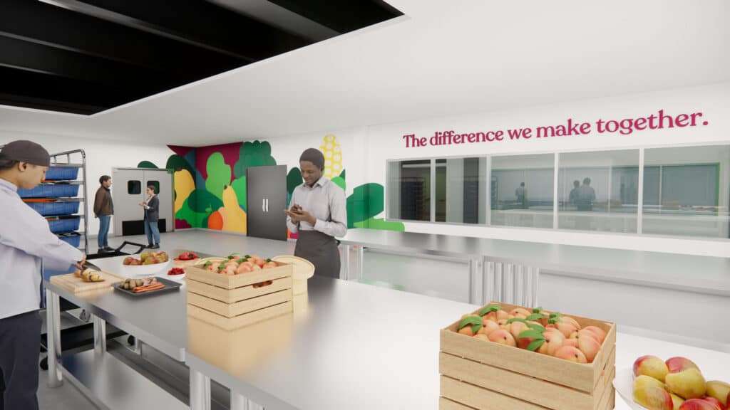 Expanded kitchen space will enable us to quadruple the number of meals for kids in our region, to 10,000 a day.