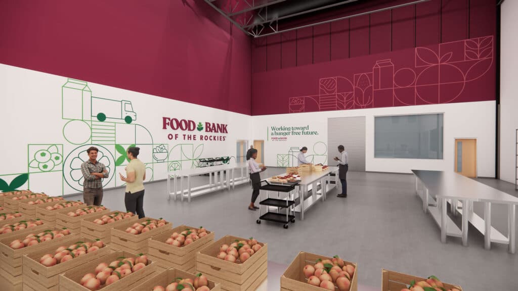 Volunteering space will TRIPLE in size compared to our current facility’s capacity. The additional space will allow us to sort, pack, and prepare an exponentially greater amount of food for distribution to our neighbors facing hunger.