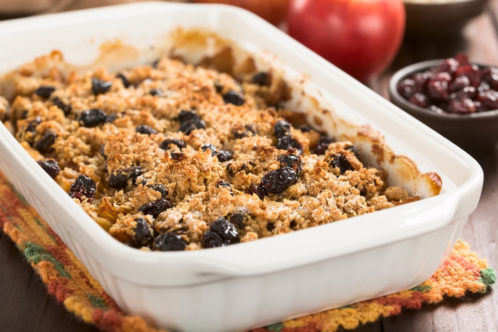 Holiday Apple Cranberry Casserole
