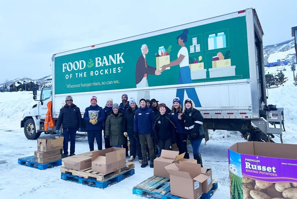 a pop-up mobile pantry