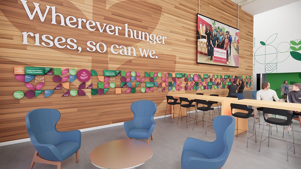 Food Bank of the Rockies donor wall